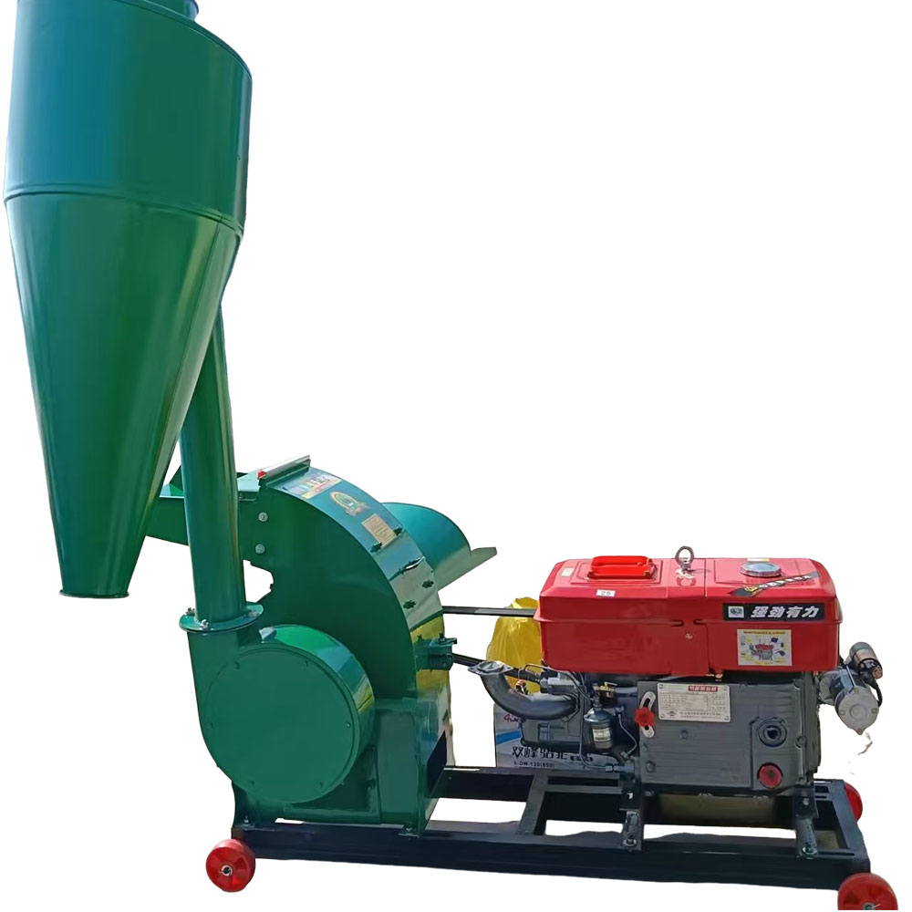 Grain Mill Grinder - Мобильная молотковая дробилка-измельчитель для кормов, электрическая