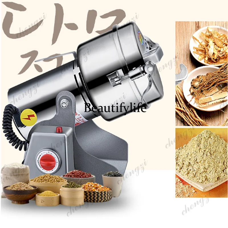 Электрическая кофемолка 800 г, – обзор и цена Grain Mill Grinder