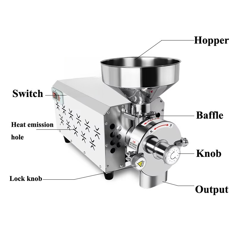 Электрическая мельница для пше – обзор и цена Grain Mill Grinder